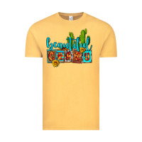 Vintage Mustard beautiful crazy olivia Vintage Tee - OliviaCreatesArt