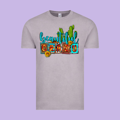 Beautiful Crazy Olivia Vintage Tee Designed By Oliviacreatesart