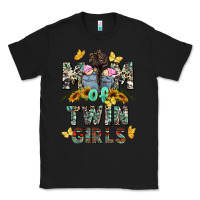 Black mom of twin girls mother's day Classic Tee - CowGirlArtShop