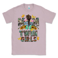 Lilac mom of twin girls mother's day Classic Tee - CowGirlArtShop