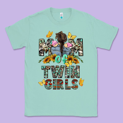 Mom Of Twin Girls Mother's Day Classic Tee Designed By Cowgirlartshop