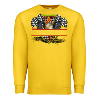 Lemon race flag and race equipment Premium Sweatshirt - AdoDesignShop