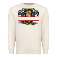 Sandshell race flag and race equipment Premium Sweatshirt - AdoDesignShop