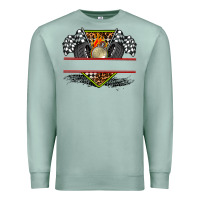 Seafoam race flag and race equipment Premium Sweatshirt - AdoDesignShop