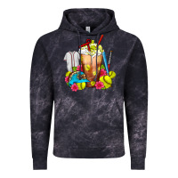 Cloud Black Softball Frappe Coffee Vintage Hoodie - FaDigitalArtStudio