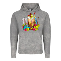 Cloud Rock Softball Frappe Coffee Vintage Hoodie - FaDigitalArtStudio