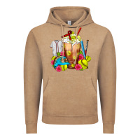 Vintage Coffee Softball Frappe Coffee Vintage Hoodie - FaDigitalArtStudio