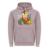 Vintage Zinc Softball Frappe Coffee Vintage Hoodie - FaDigitalArtStudio