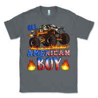 Charcoal Heather all american boy monster truck Classic Tee - Artiststas