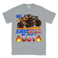 Heather Grey all american boy monster truck Classic Tee - Artiststas