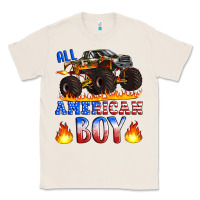 Natural all american boy monster truck Classic Tee - Artiststas