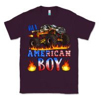 Plum all american boy monster truck Classic Tee - Artiststas