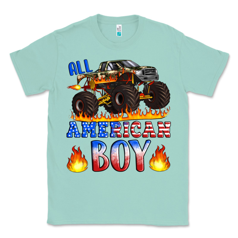 All American Boy Monster Truck Classic Tee by Artiststas | Teevron