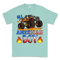 Seafoam all american boy monster truck Classic Tee - Artiststas