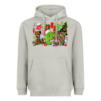 Moon Dust lpn christmas nurse with Heavyweight Hoodie - AdoDesignShop