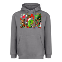 Storm lpn christmas nurse with Heavyweight Hoodie - AdoDesignShop