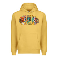 Antique Gold basketball vibes Premium Hoodie - CowhideDigitalArt