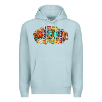 Blue Mist basketball vibes Premium Hoodie - CowhideDigitalArt