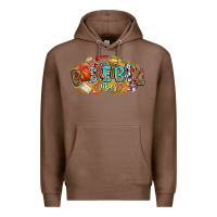 Chestnut basketball vibes Premium Hoodie - CowhideDigitalArt