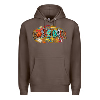 Coffee basketball vibes Premium Hoodie - CowhideDigitalArt