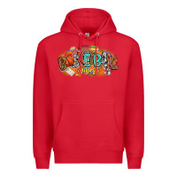 Red basketball vibes Premium Hoodie - CowhideDigitalArt