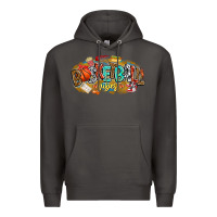 Smoke basketball vibes Premium Hoodie - CowhideDigitalArt