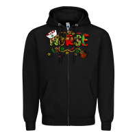 Black cinco de mayo nurse Zipper Hoodie - BarkalooDesign