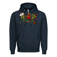 Navy cinco de mayo nurse Zipper Hoodie - BarkalooDesign