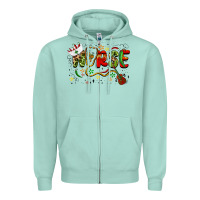 Seafoam cinco de mayo nurse Zipper Hoodie - BarkalooDesign