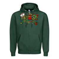 Sports Green cinco de mayo nurse Zipper Hoodie - BarkalooDesign