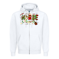 White cinco de mayo nurse Zipper Hoodie - BarkalooDesign