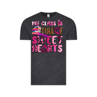 Vintage Black my class is full of sweet hearts olivia Vintage Tee - OliviaCreatesArt