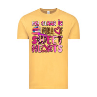 Vintage Mustard my class is full of sweet hearts olivia Vintage Tee - OliviaCreatesArt