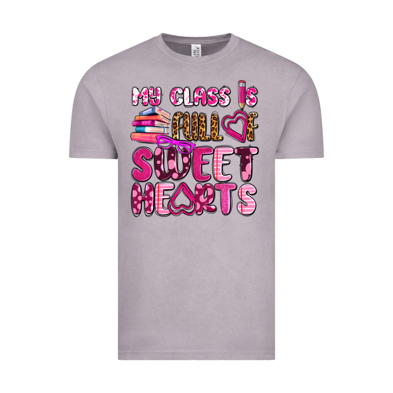 My Class Is Full Of Sweet Hearts Olivia Vintage Tee by OliviaCreatesArt | Teevron