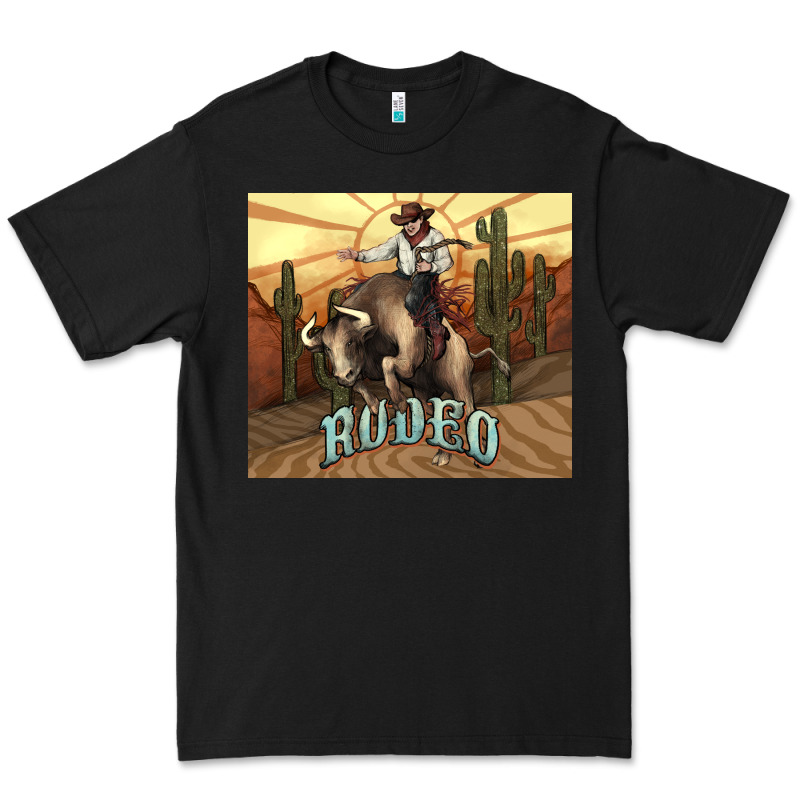 Rodeo Cowboy Bullfighter Western 20oz Skinny Premium Tee by HowdyJamesFarm | Teevron