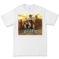 White Rodeo Cowboy bullfighter western 20oz skinny Premium Tee - HowdyJamesFarm