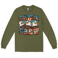 Army Green Cousin crew Long Sleeve Tee - FaDigitalArtStudio