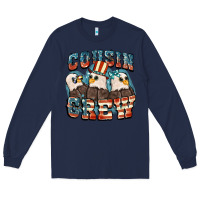 Navy Cousin crew Long Sleeve Tee - FaDigitalArtStudio