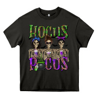 Asphalt Hocus Pocus with Skeletons Heavy Core Tee - texasbilliewilder