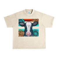 Sandshell Cow Tumbler Urban Heavy Tee - CowCowDesign