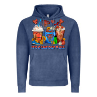 Vintage Denim It's Game Day Y'all Basketball Coffee Cups Vintage Hoodie - FaDigitalArtStudio