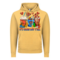 Vintage Mustard It's Game Day Y'all Basketball Coffee Cups Vintage Hoodie - FaDigitalArtStudio