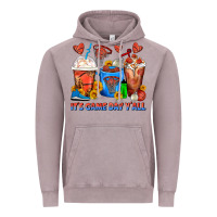 Vintage Zinc It's Game Day Y'all Basketball Coffee Cups Vintage Hoodie - FaDigitalArtStudio