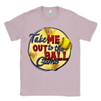 Lilac take me out to the ball game softball Classic Tee - CowGirlArtShop