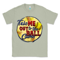Matcha take me out to the ball game softball Classic Tee - CowGirlArtShop
