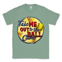 Sage take me out to the ball game softball Classic Tee - CowGirlArtShop