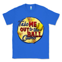 Take Me Out To The Ball Game Softball Classic Tee | Teevron