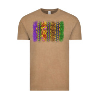 Vintage Coffee mardi gras brushstroke Vintage Tee - OliviaCreatesArt