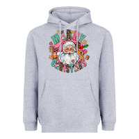 Heather Grey merry christmas santa Heavyweight Hoodie - AdoDesignShop
