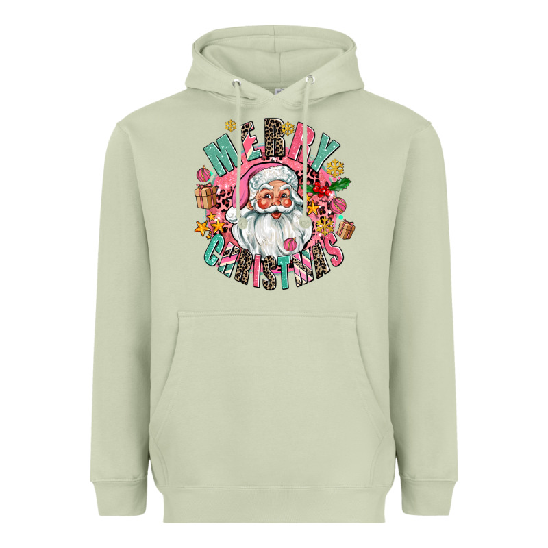 Merry Christmas Santa Heavyweight Hoodie by AdoDesignShop | Teevron